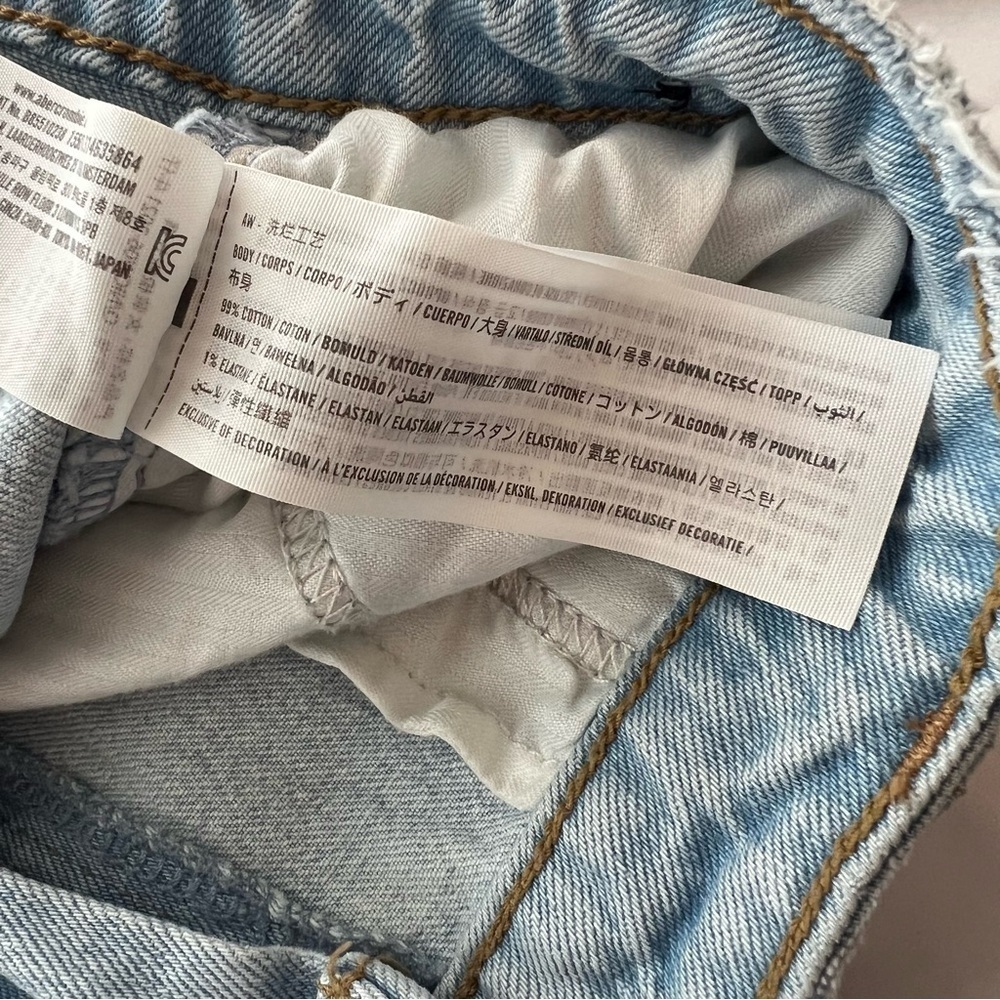 Abercrombie The 90's Relaxed Jean High Rise Curve Love 33/16 L - Picture 9 of 9